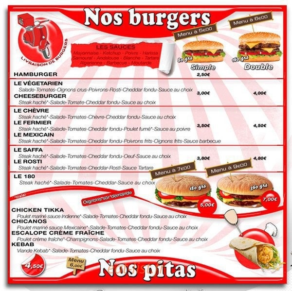 Saffa Pizza — carte page 3