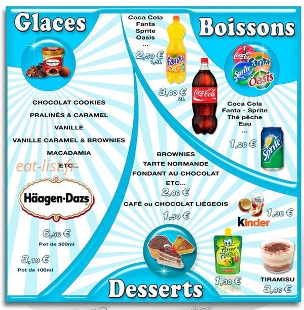 Saffa Pizza — carte page 8