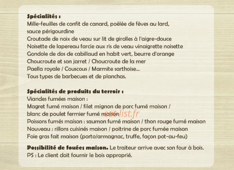 La Réserve — carte page 2