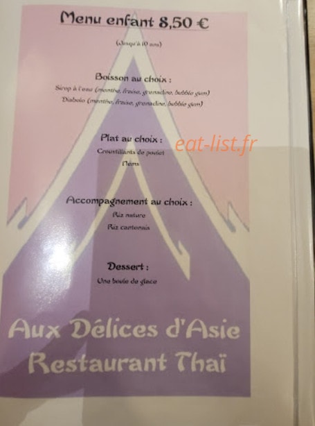 Aux Délices D'asie — carte page 3