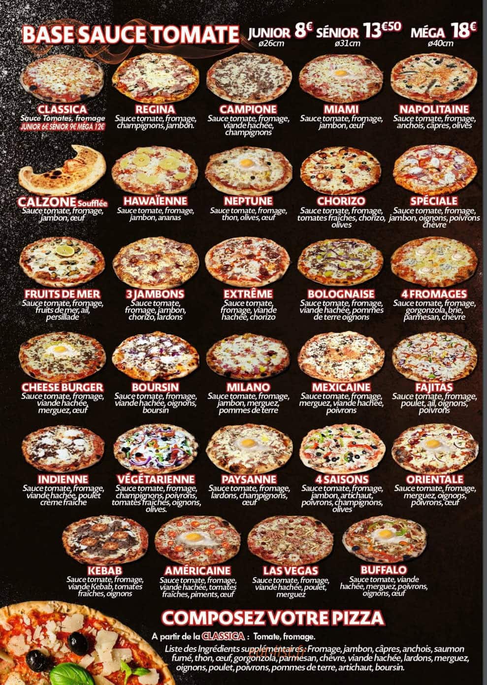 Di Napoli Pizza — carte page 2