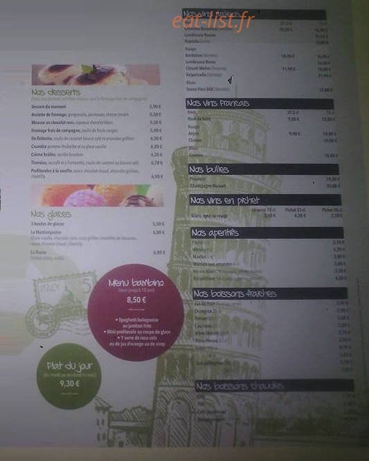 L' Anti Pasta — carte page 2