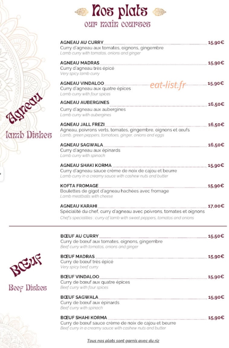 Le comptoir de l'Inde la flèche — carte page 3