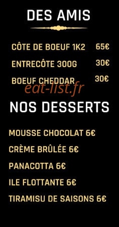 Le grill Fléchois — carte page 3