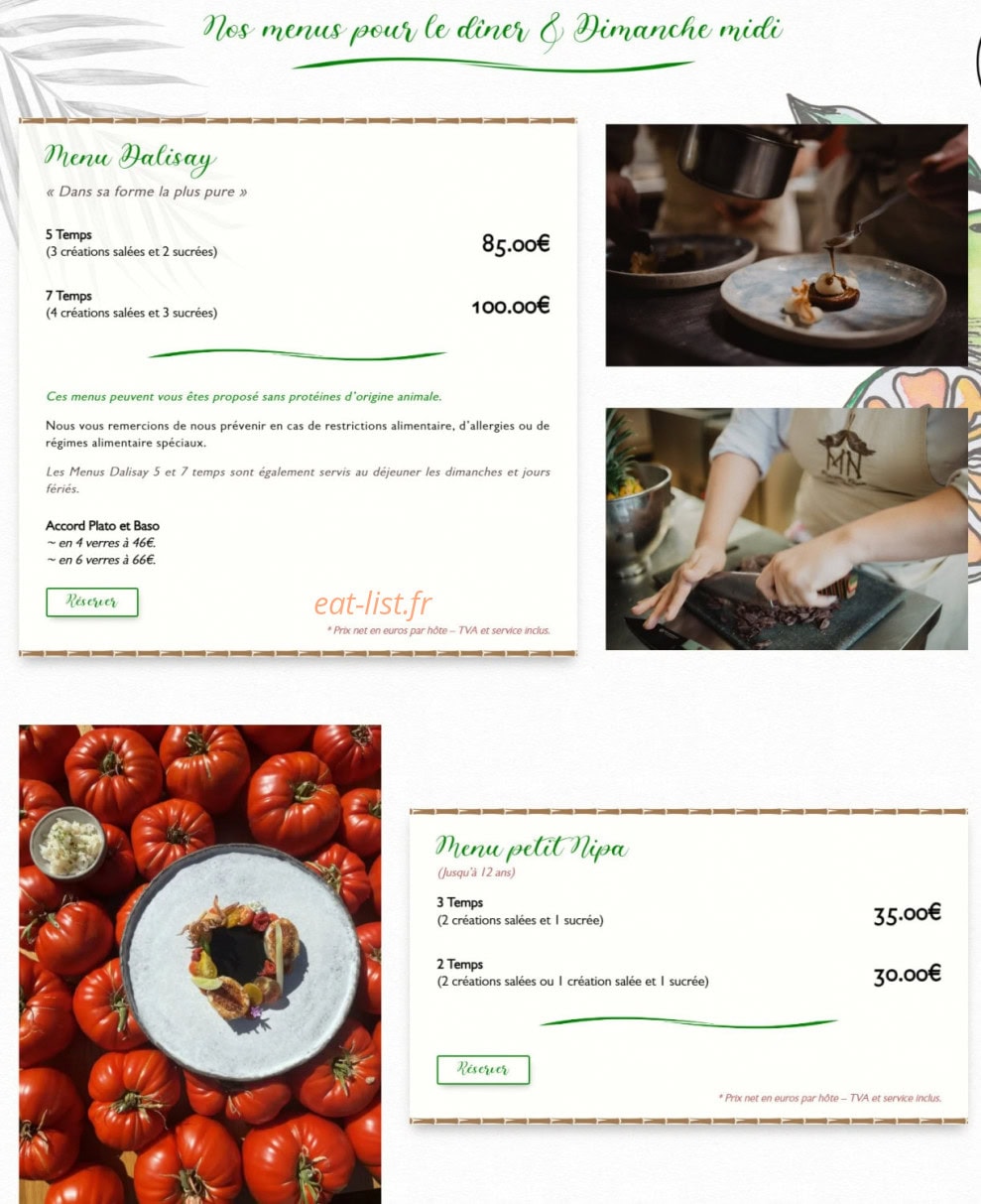Maison Nipa — carte page 2