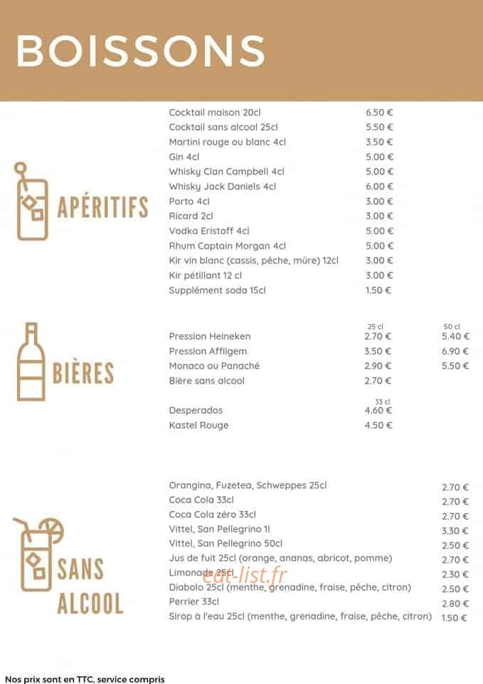 La Cabane — carte page 2