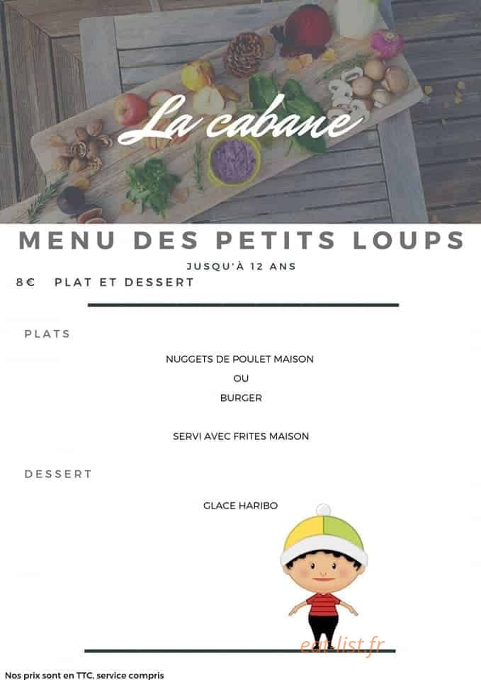 La Cabane — carte page 6