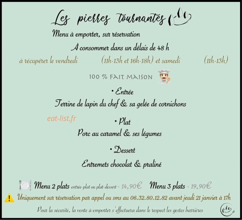 Les pierres tournantes — carte page 1