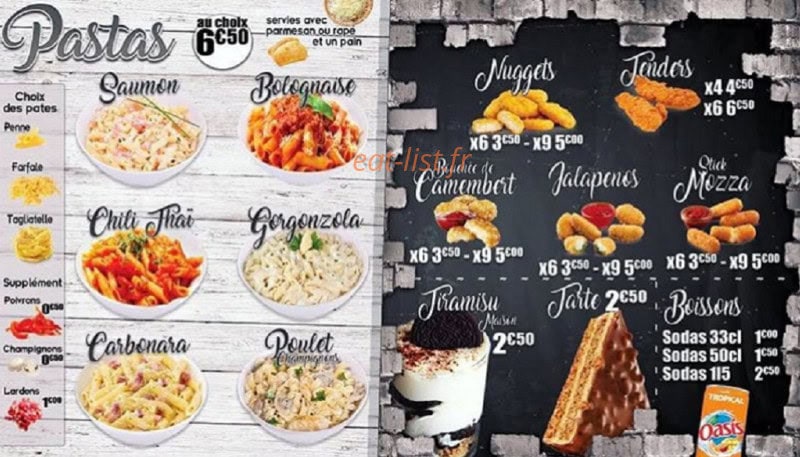 Royal food — carte page 3