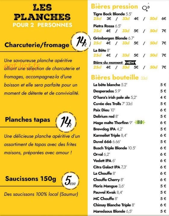 Warehouse — carte page 1