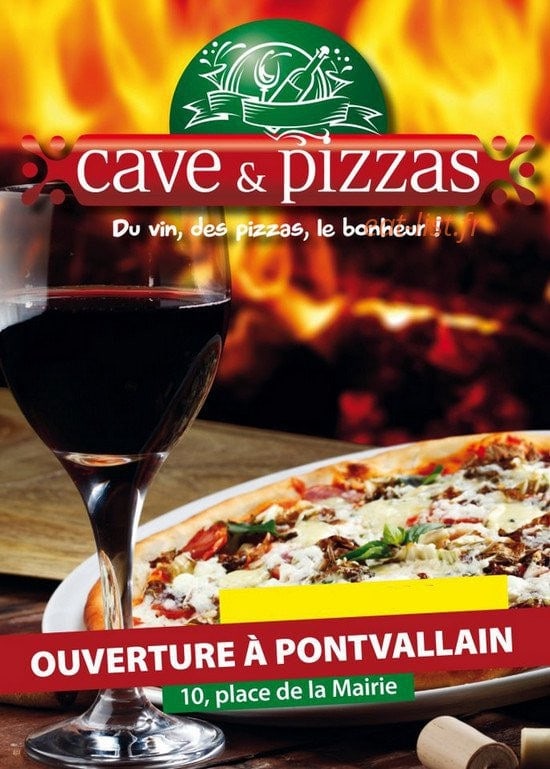 Cave et Pizzas — carte page 1