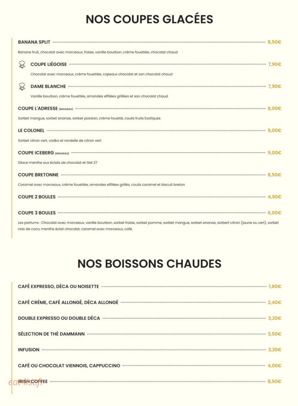 L'Adresse — carte page 5