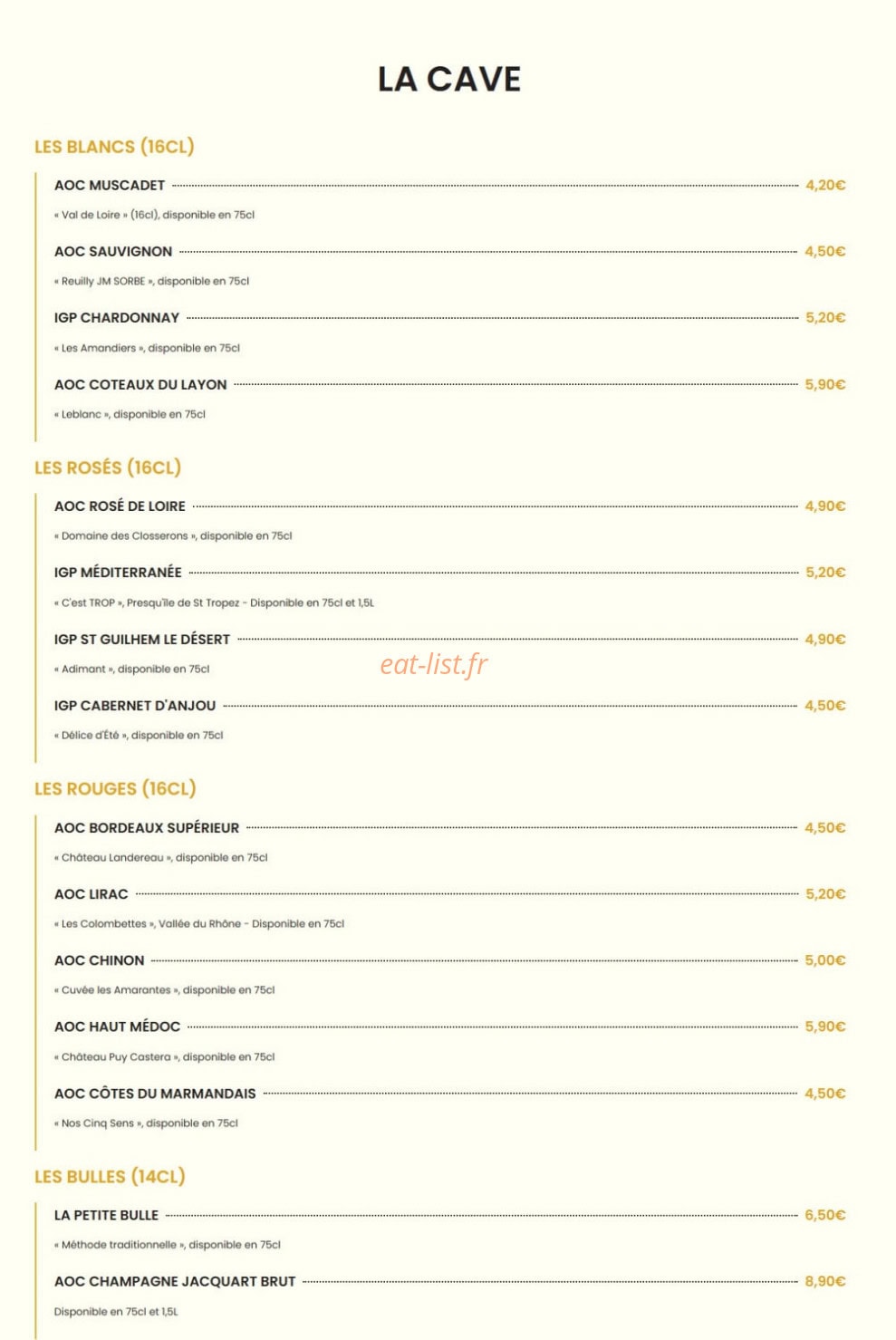 L'Adresse — carte page 6