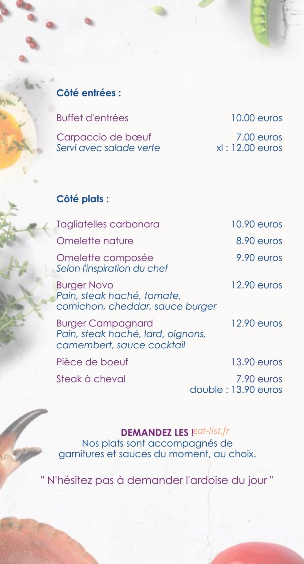 resto novo — carte page 2
