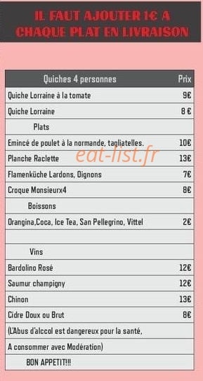 Peppina'S Pizzas — carte page 3
