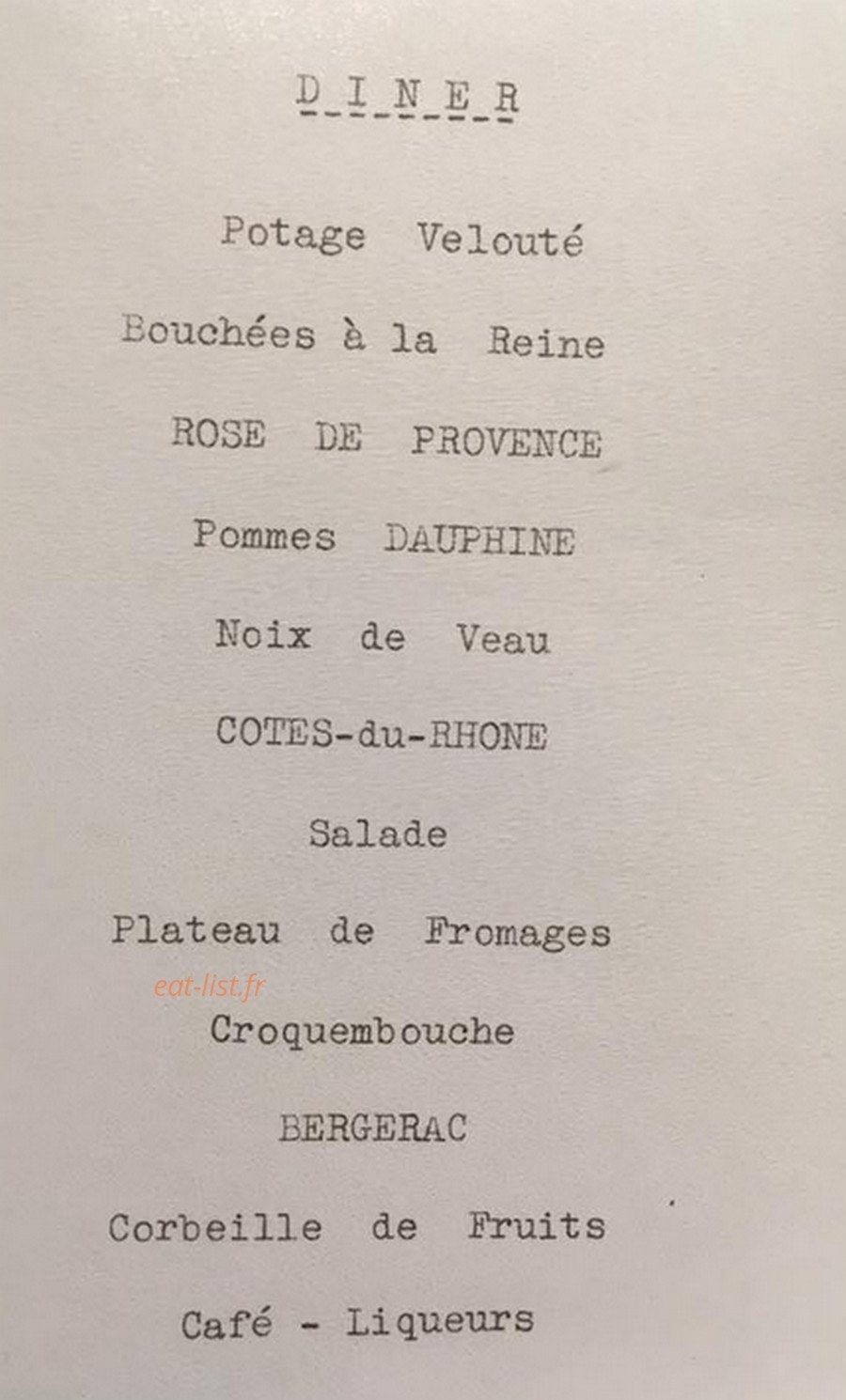 Les Gourmets Bélinois — carte page 3