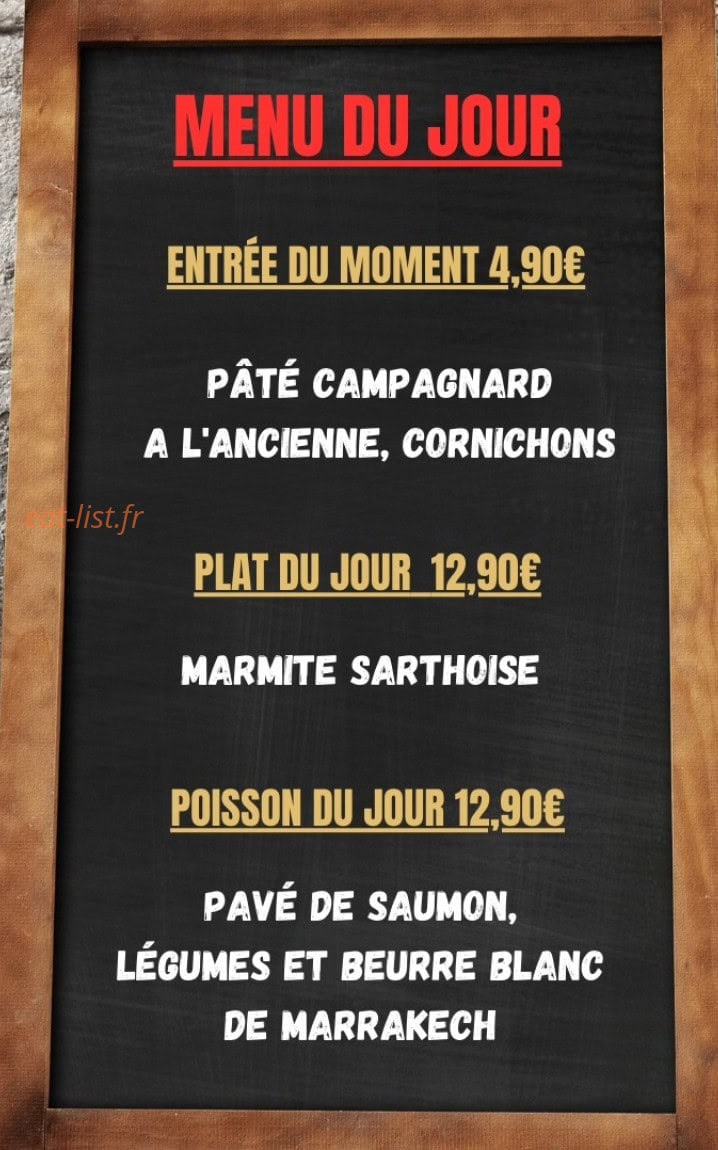 O'Resto du Golf — carte page 1