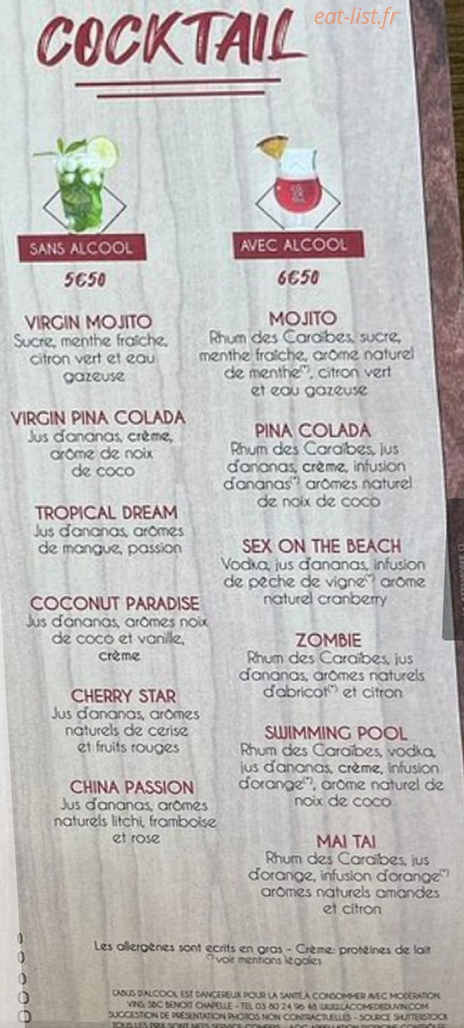 Beef House — carte page 3