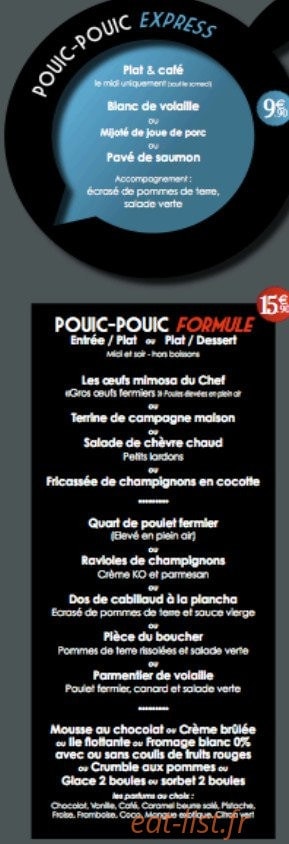 La Rotisserie — carte page 3