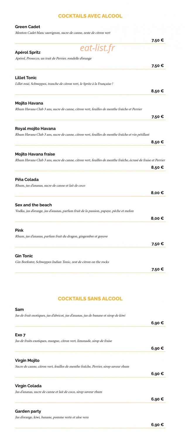 La Taverne Le Mans — carte page 24