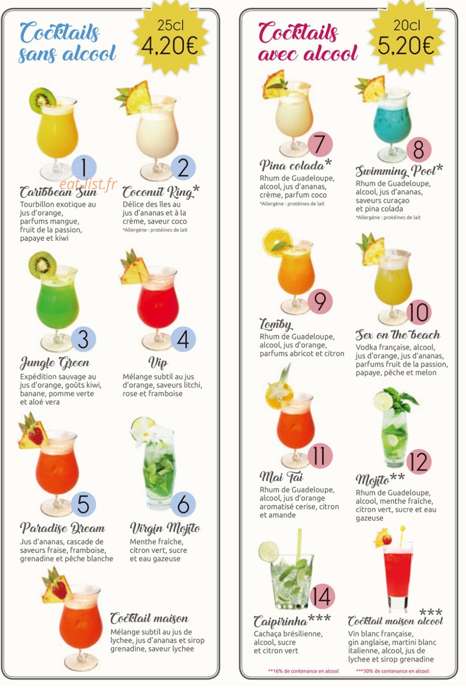 Thai garden — carte page 2
