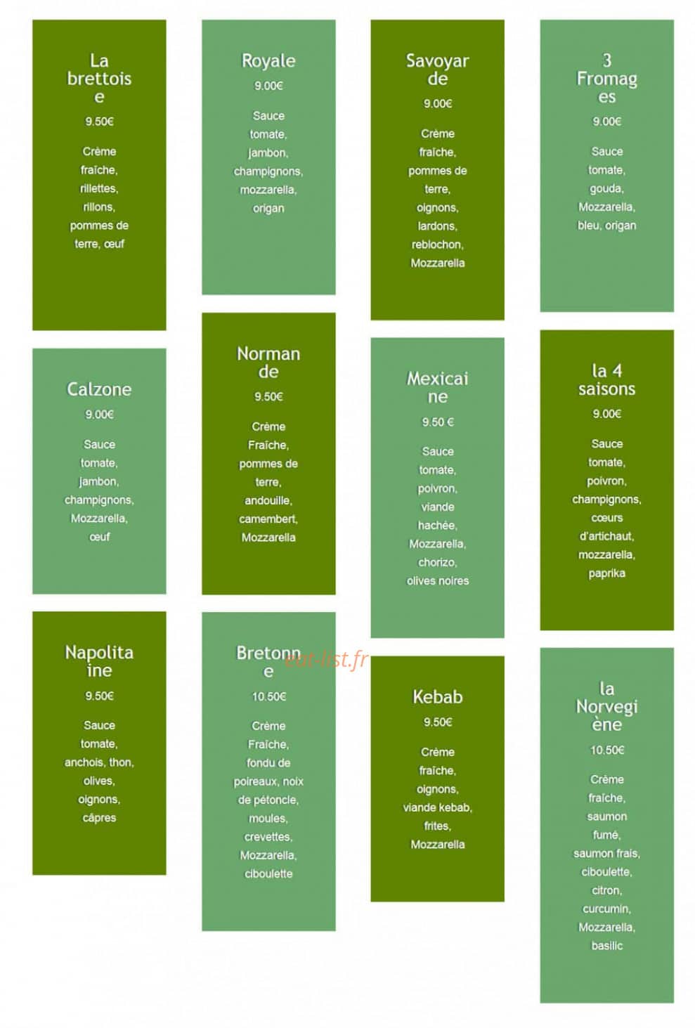 O'P'Tit Brettois — carte page 1