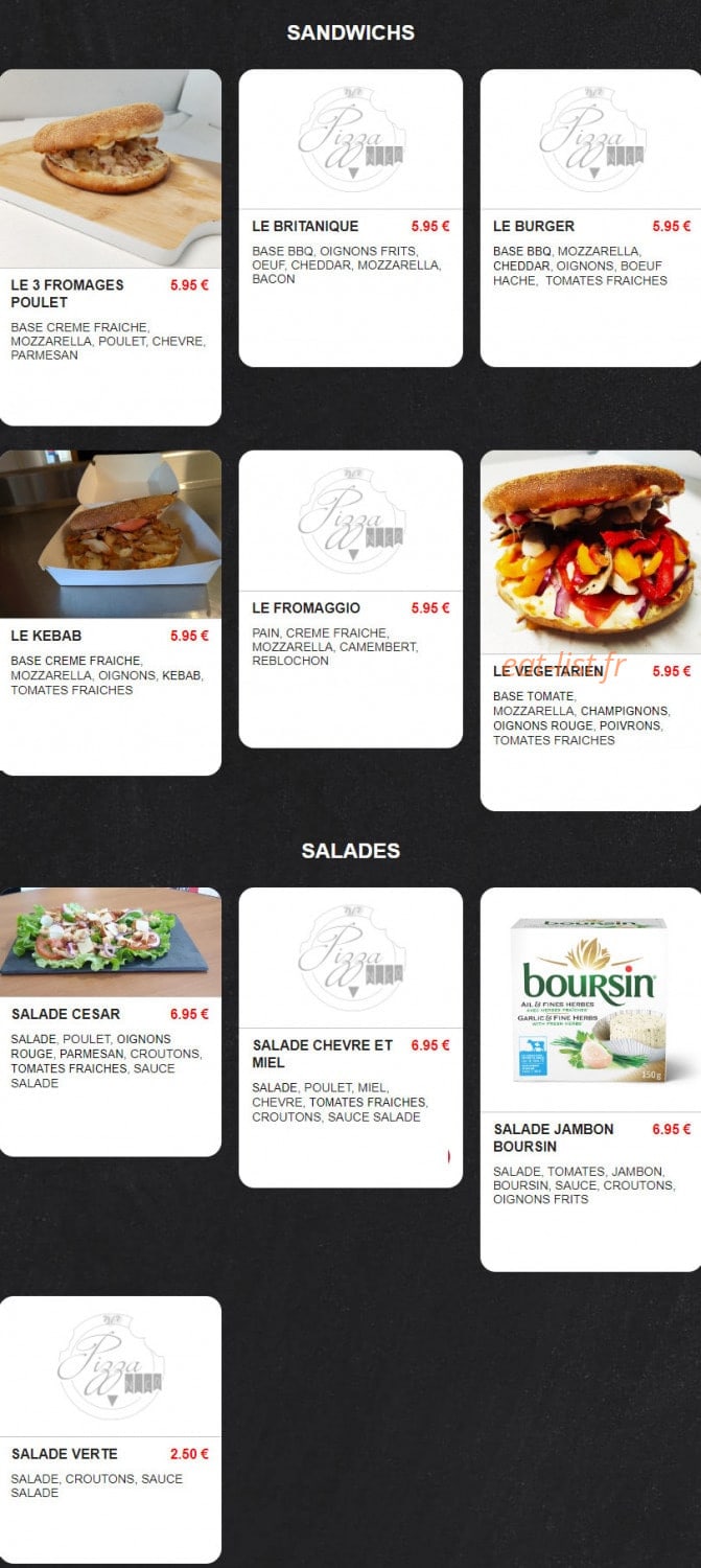Pizza N'Co — carte page 5