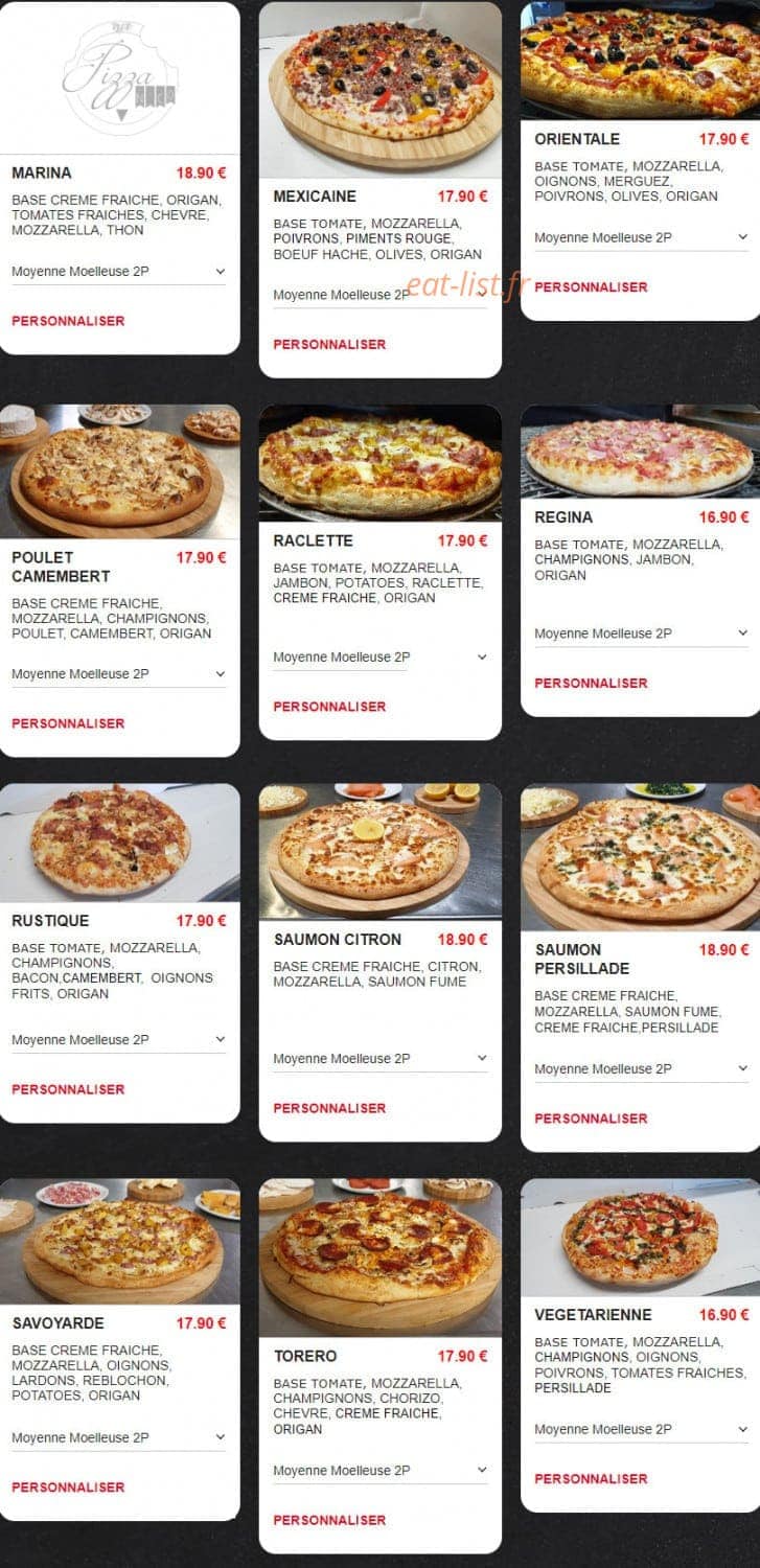 Pizza N'Co — carte page 4