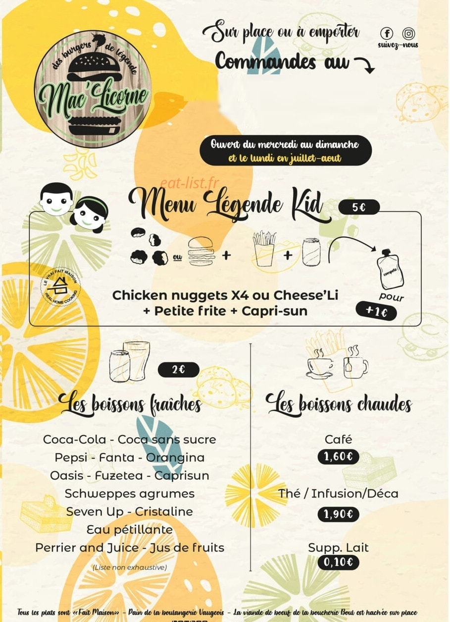 Mac'Licorne: — carte page 4