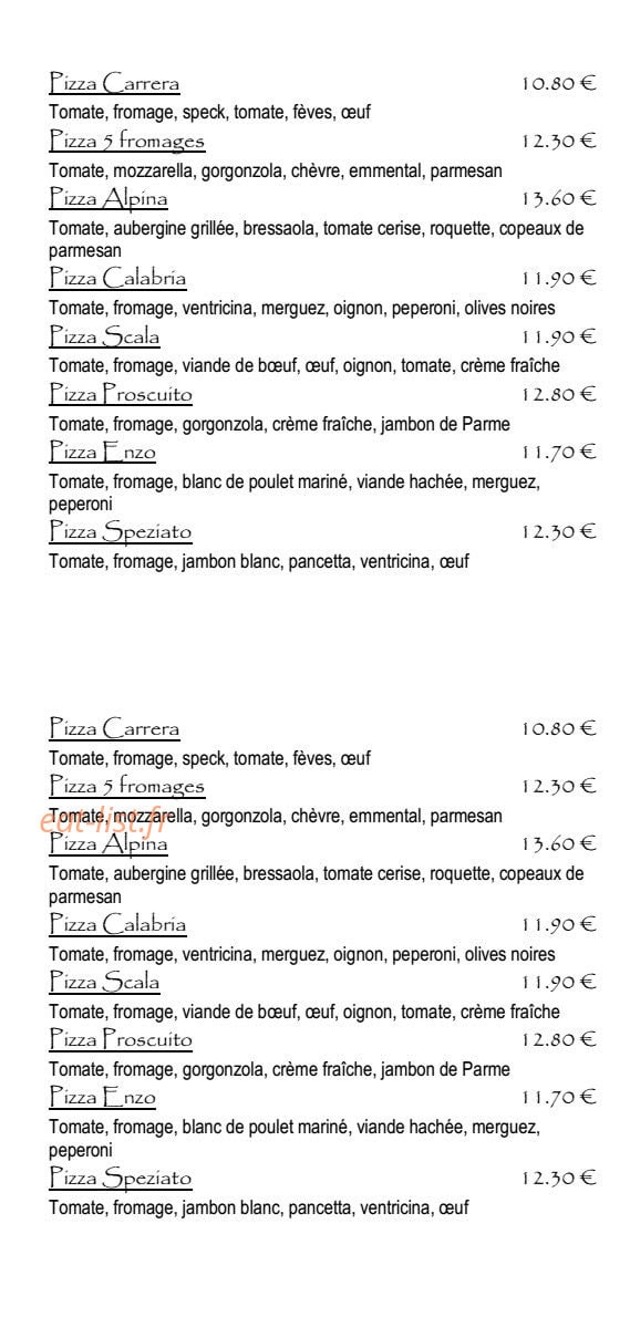 L'Amphora — carte page 4