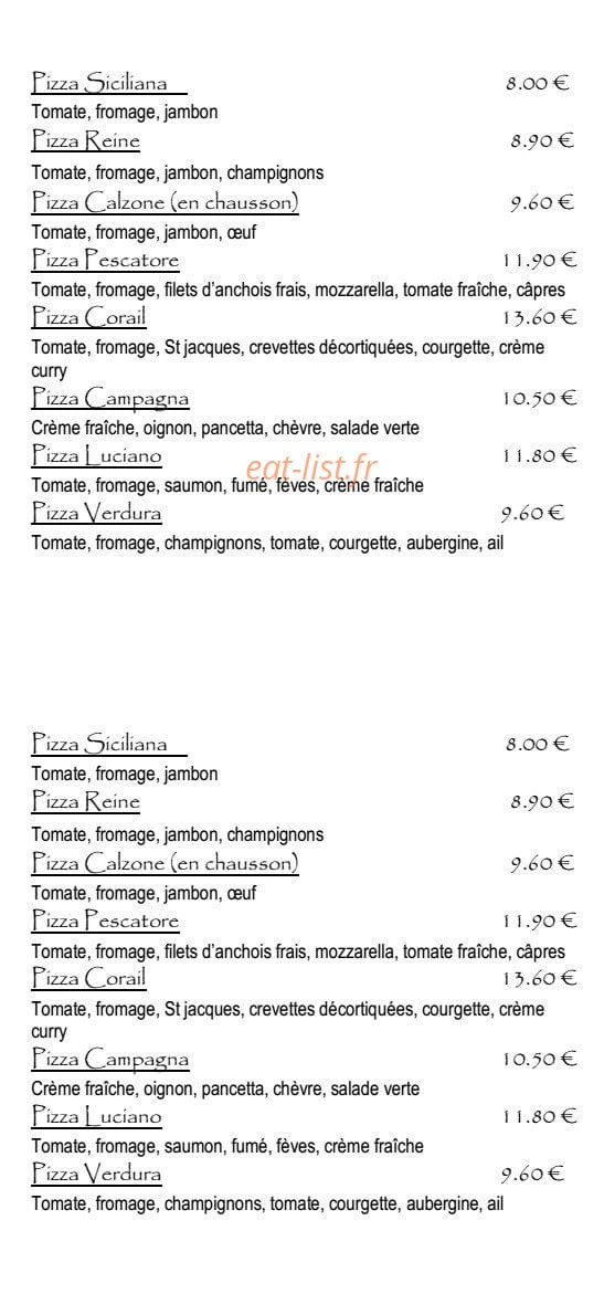 L'Amphora — carte page 3