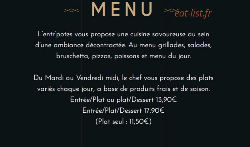 L'entr'potes — carte page 2