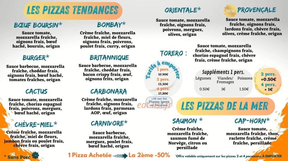 Pizza n'co — carte page 4
