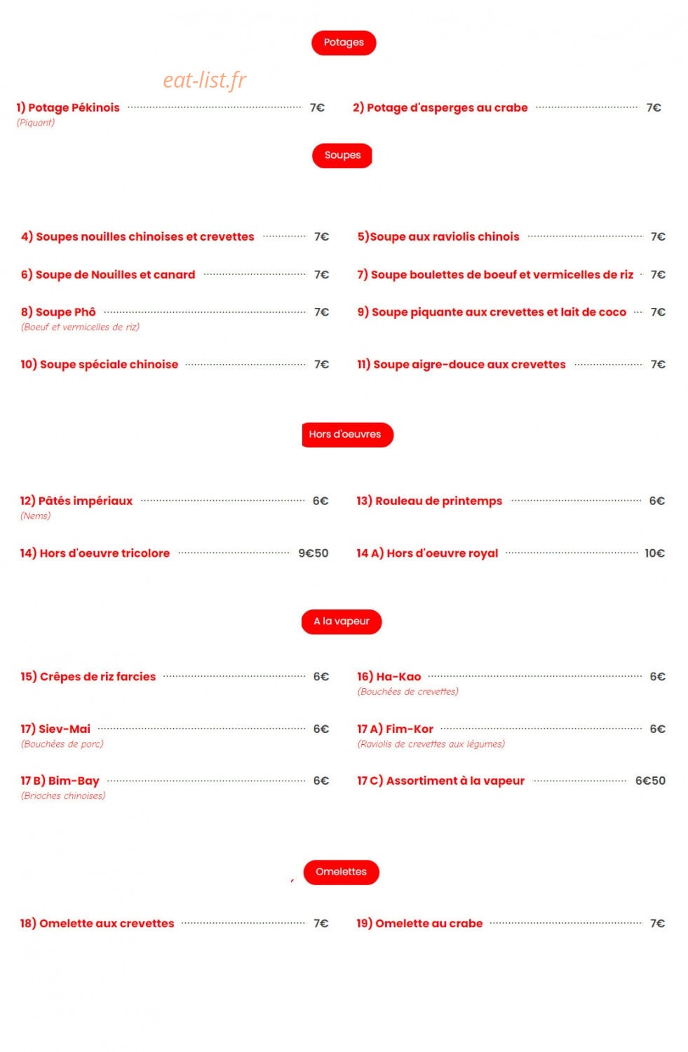 Soleil d’Asie — carte page 2