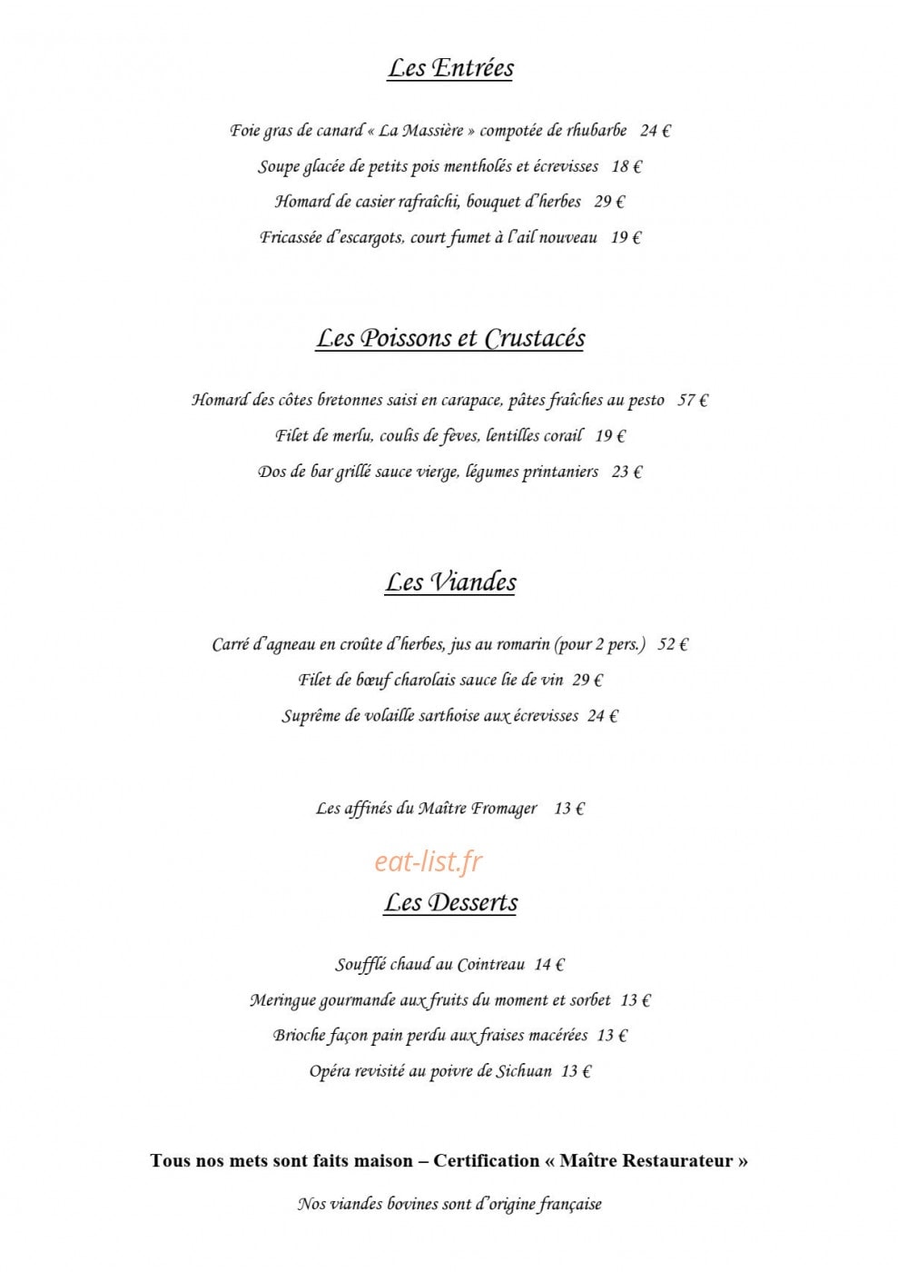 Grand Hôtel — carte page 1