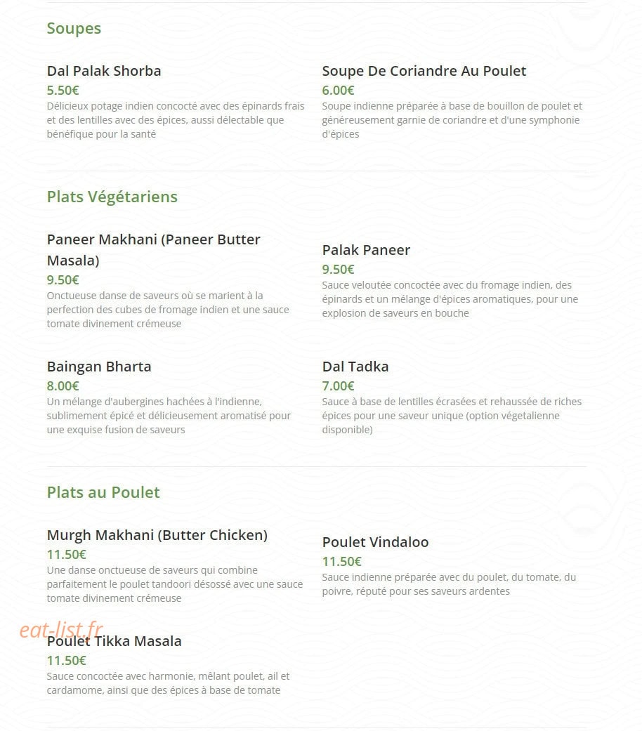 Le Safran — carte page 2