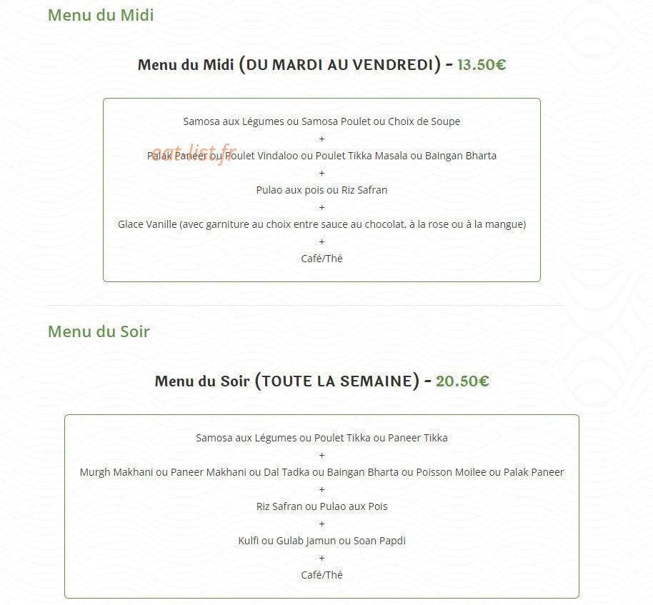 Le Safran — carte page 6