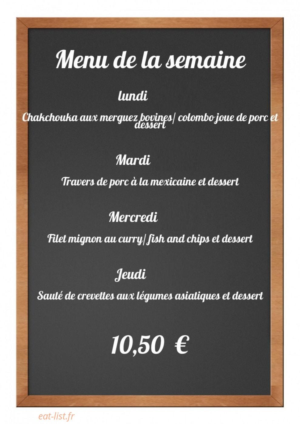 L'escale — carte page 1