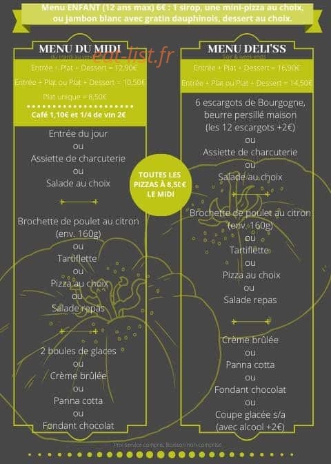 Le Deli’ss — carte page 1