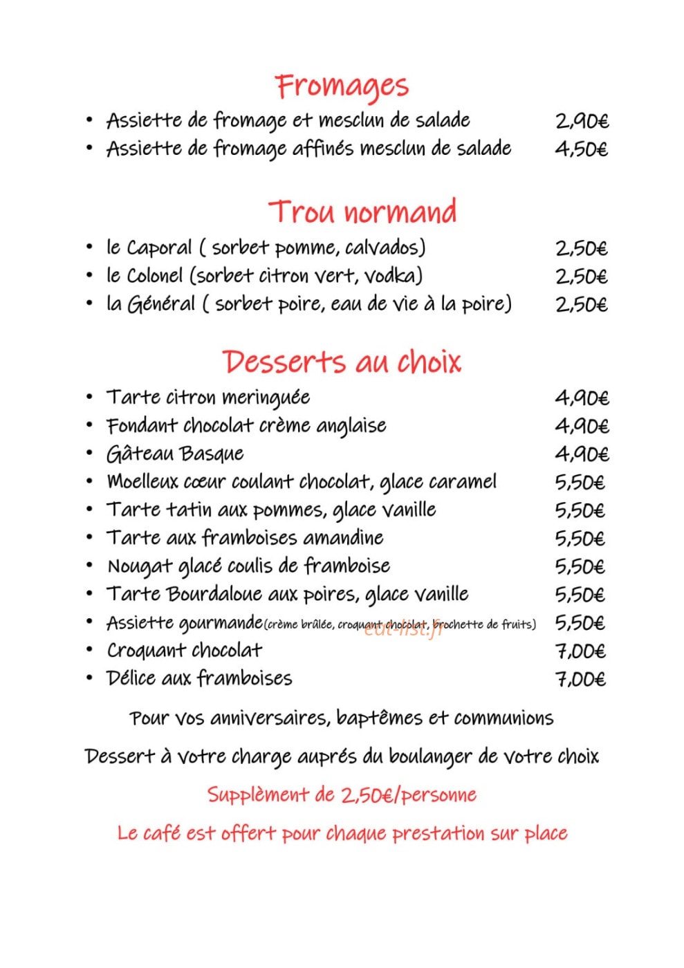 Le Dauphin — carte page 3