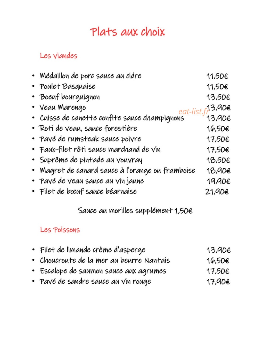 Le Dauphin — carte page 2
