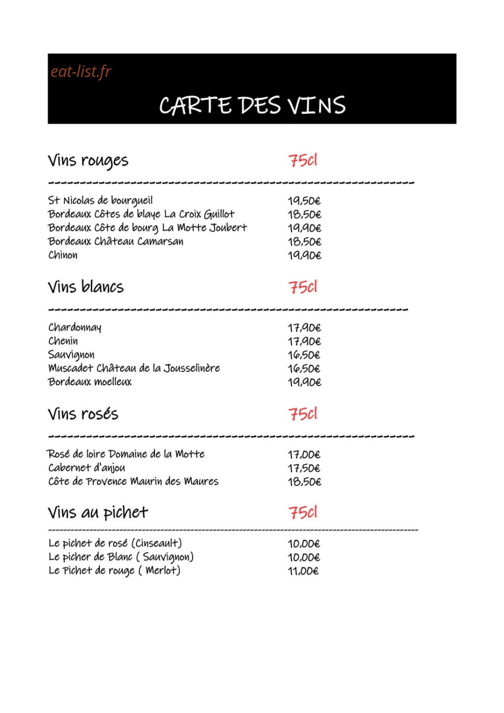 Le Dauphin — carte page 6
