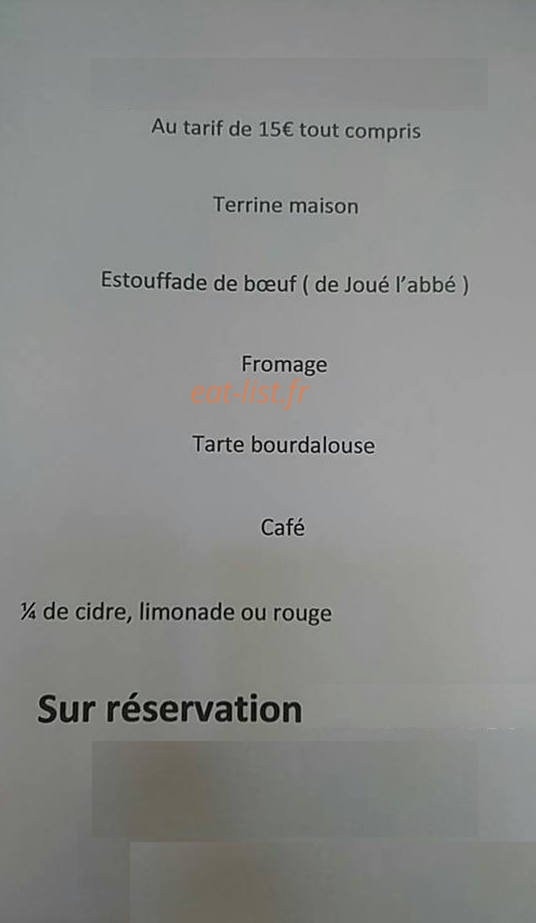 Chez nono — carte page 1
