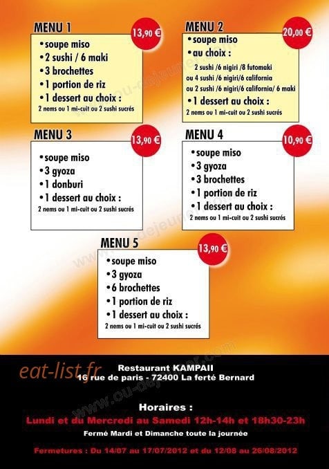 Kampaii — carte page 5