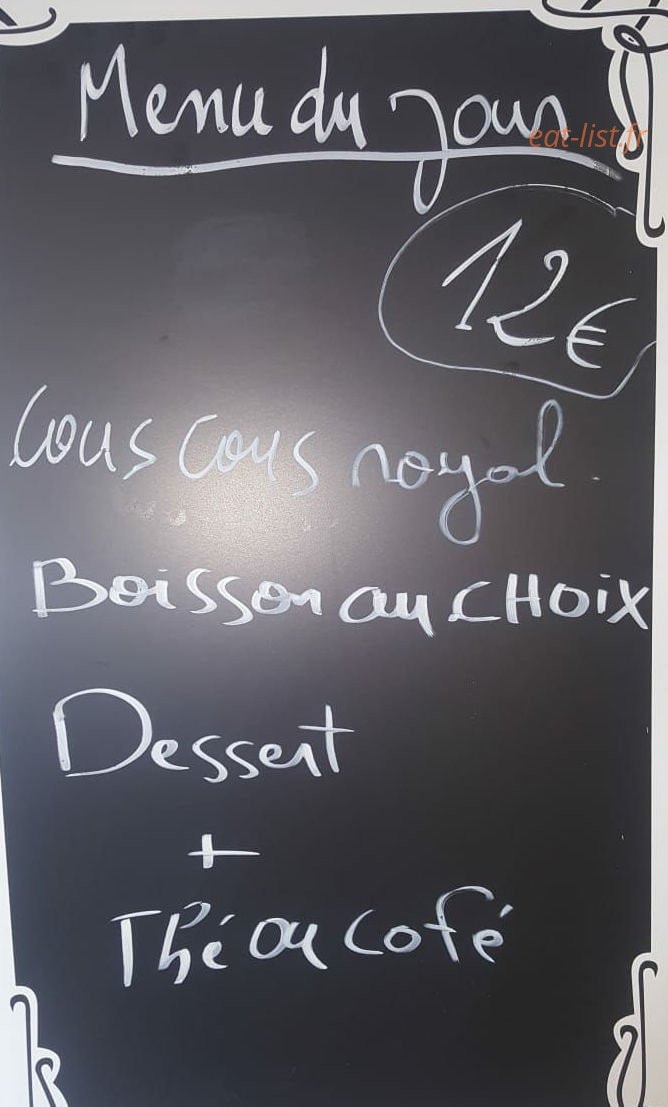Le Fast Food — carte page 1