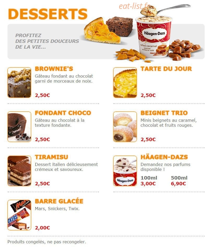 Pizza Crousty — carte page 9