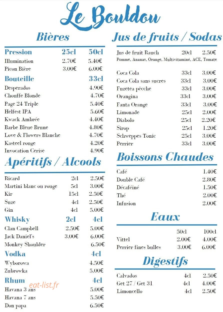 Le Bouldou — carte page 3