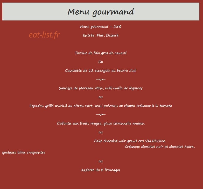 L'imprévu — carte page 5