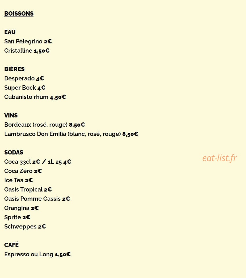 Pizza Dotta — carte page 8