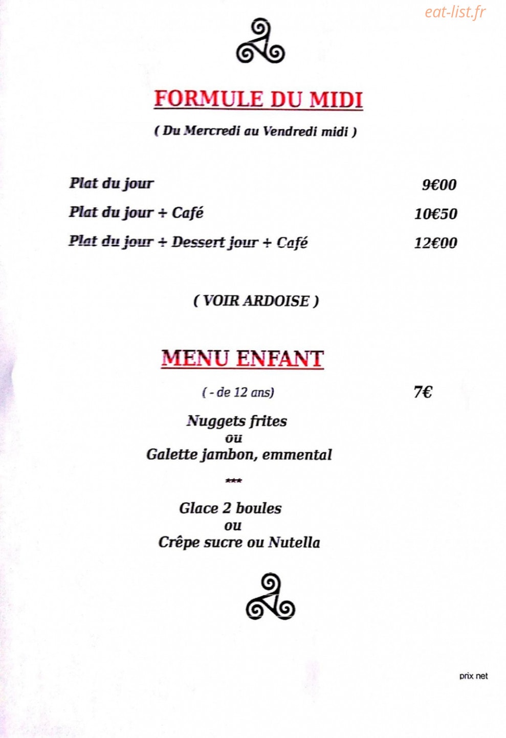 La Michonniere — carte page 7